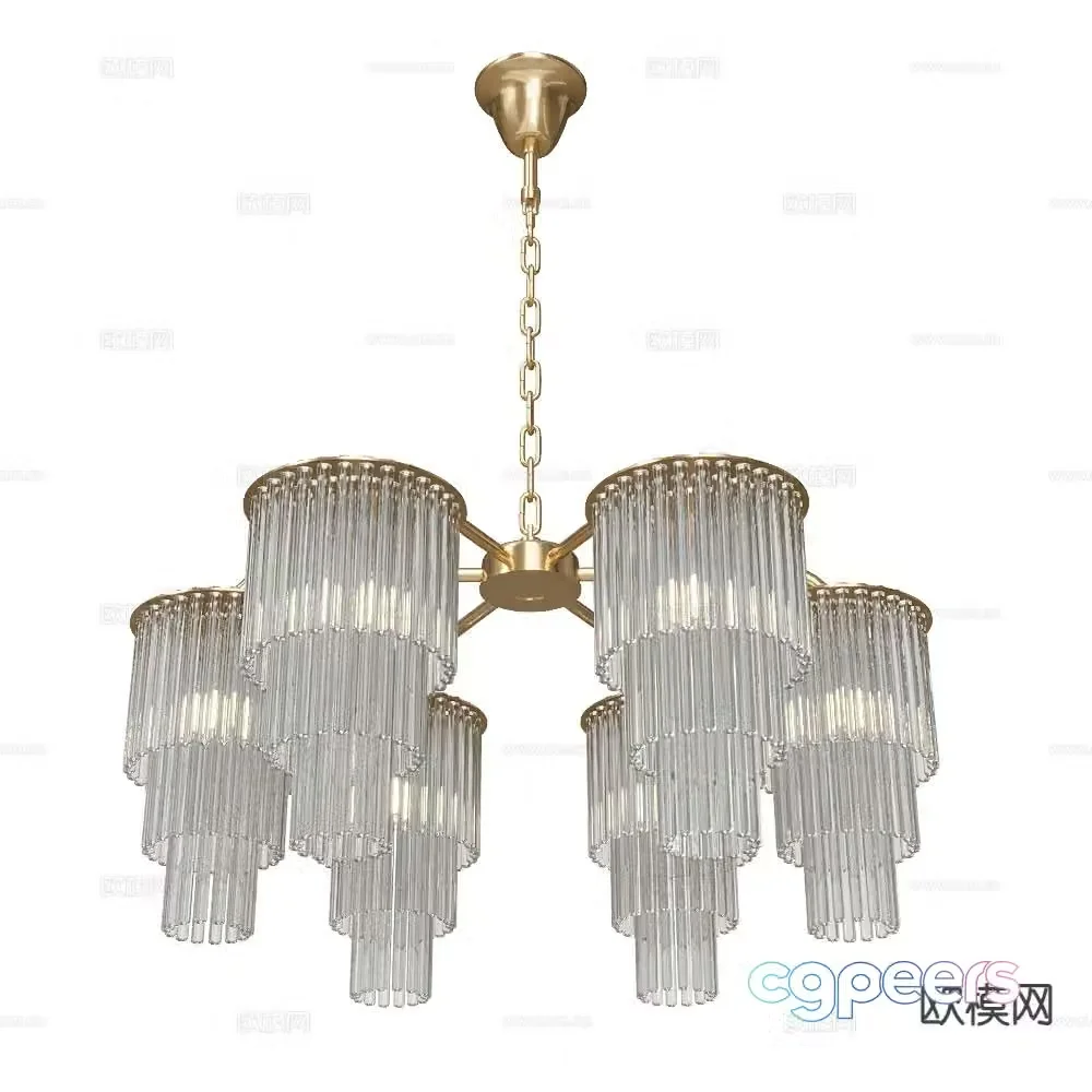 Stilfort crystal chandelier 3d model