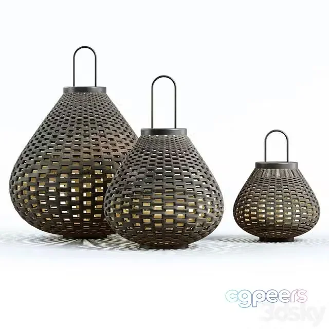 3ds Max Free – Poltrona Frau – Sparkler Lanterns by Kensaku Oshiro