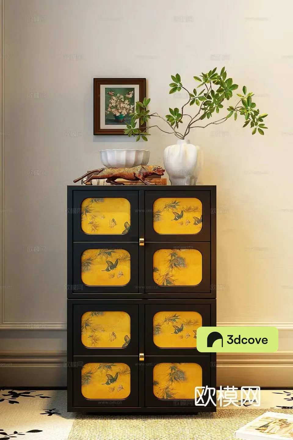 French side cabinet entrance cabinet
