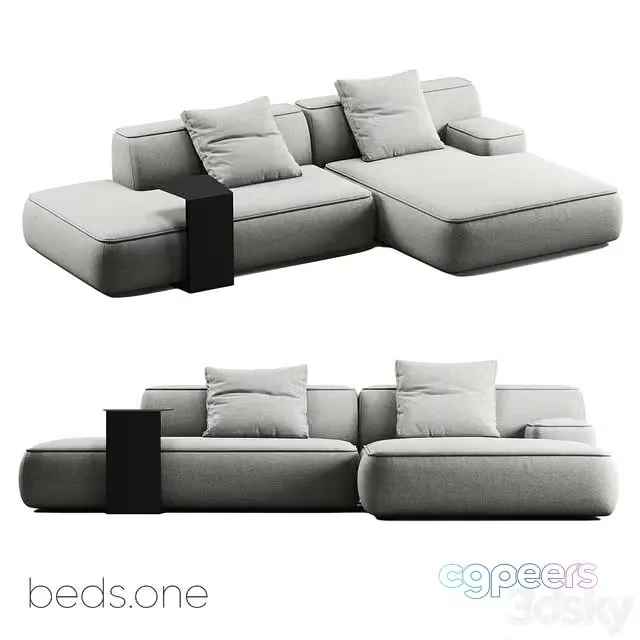 3ds Max Free – OM beds.one – aima modular sofa with Teva table(2)