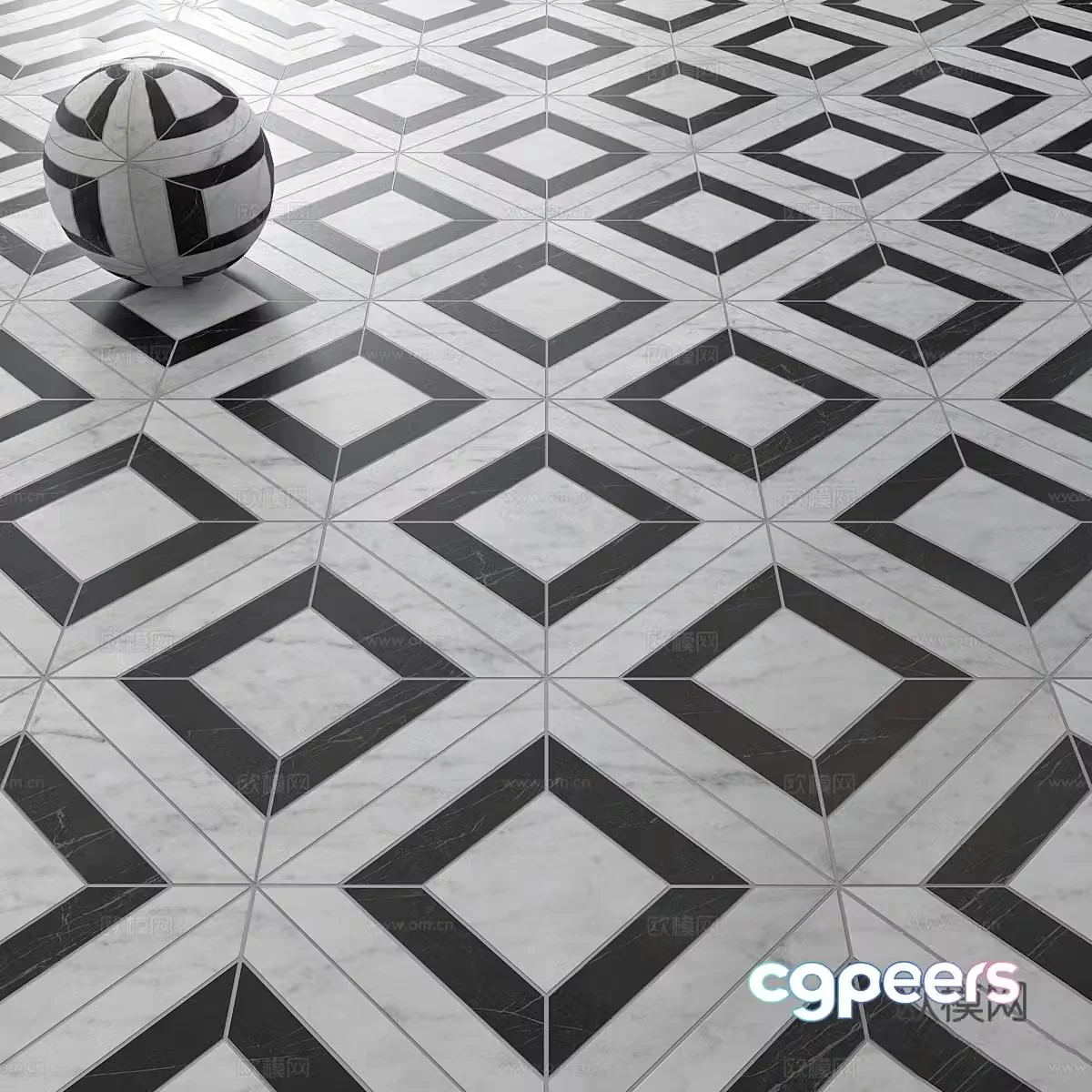 Ceramic tiles 3d model
