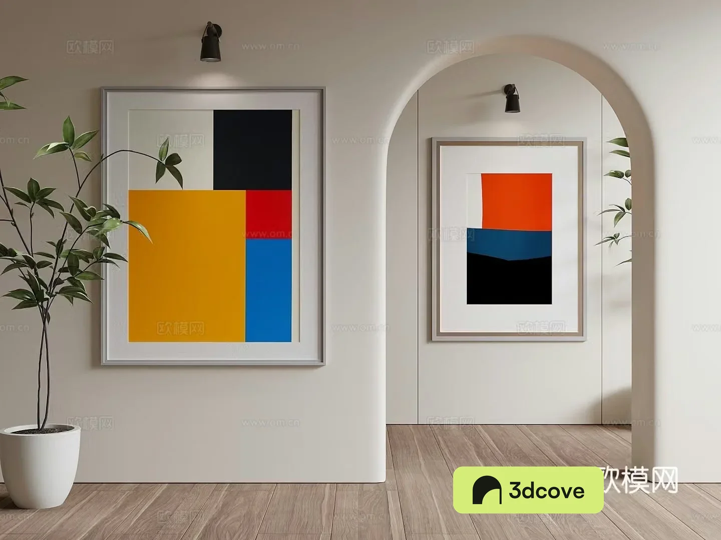 Modern hanging painting decorative painting