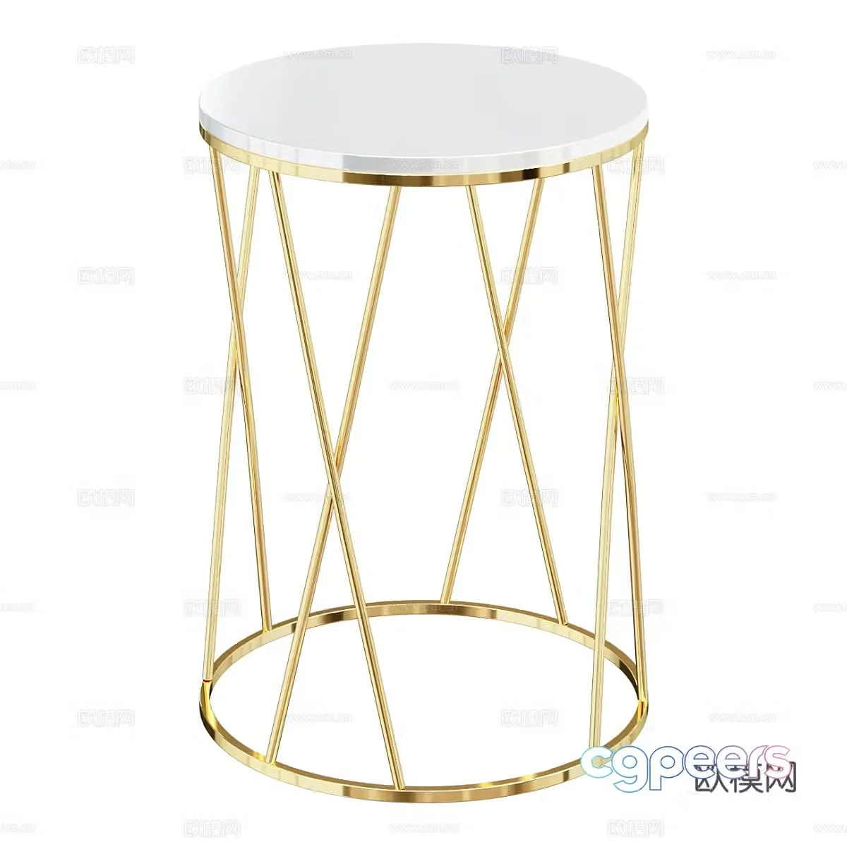 Coffee table 40*40*54CM coffee table 3D model