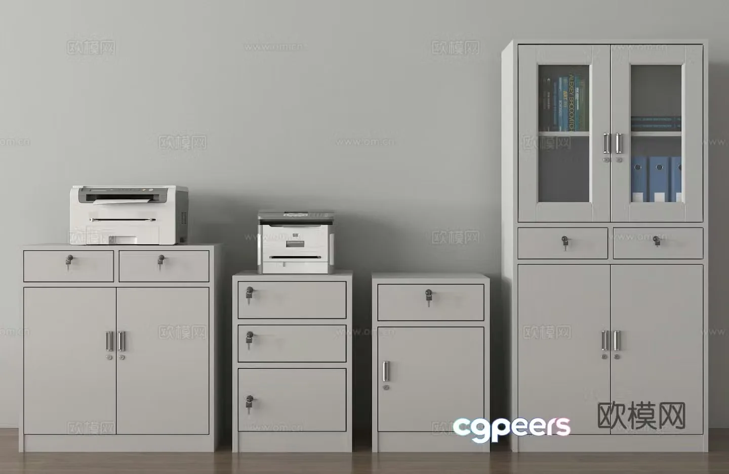 File cabinet File cabinet Data cabinet Printer 3D model