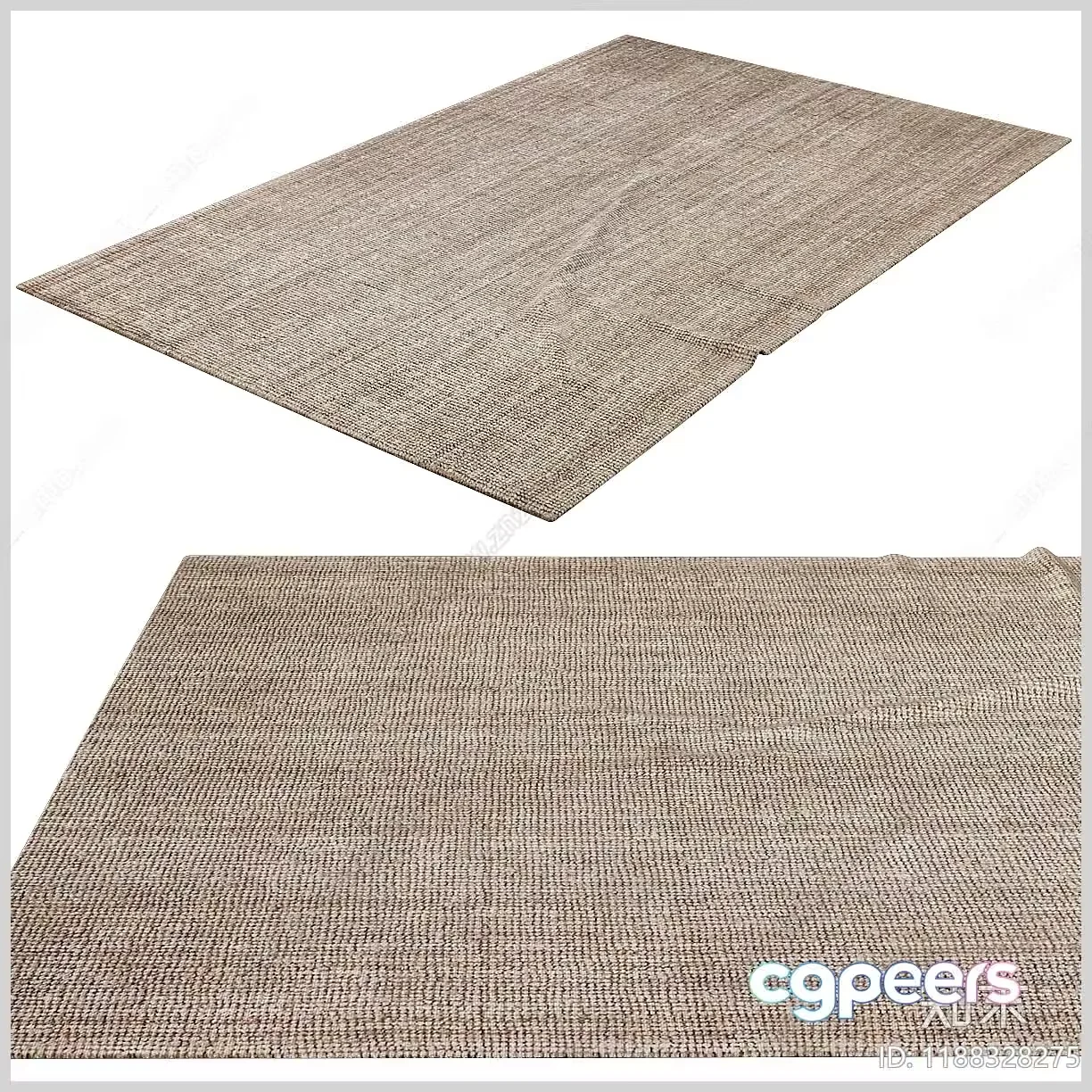 A Woven Rug 3D Model – 12490 – VRAY Render