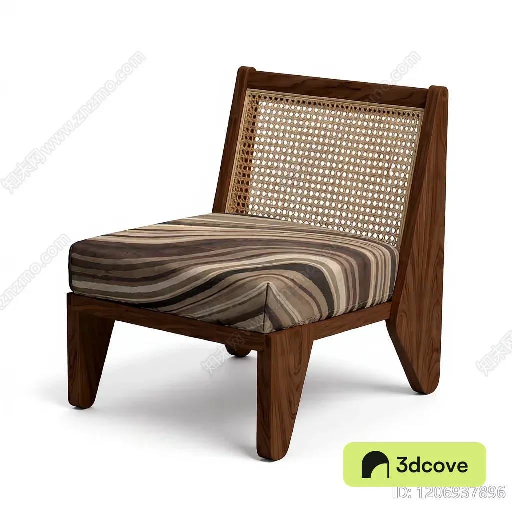 Wooden Accent Chair