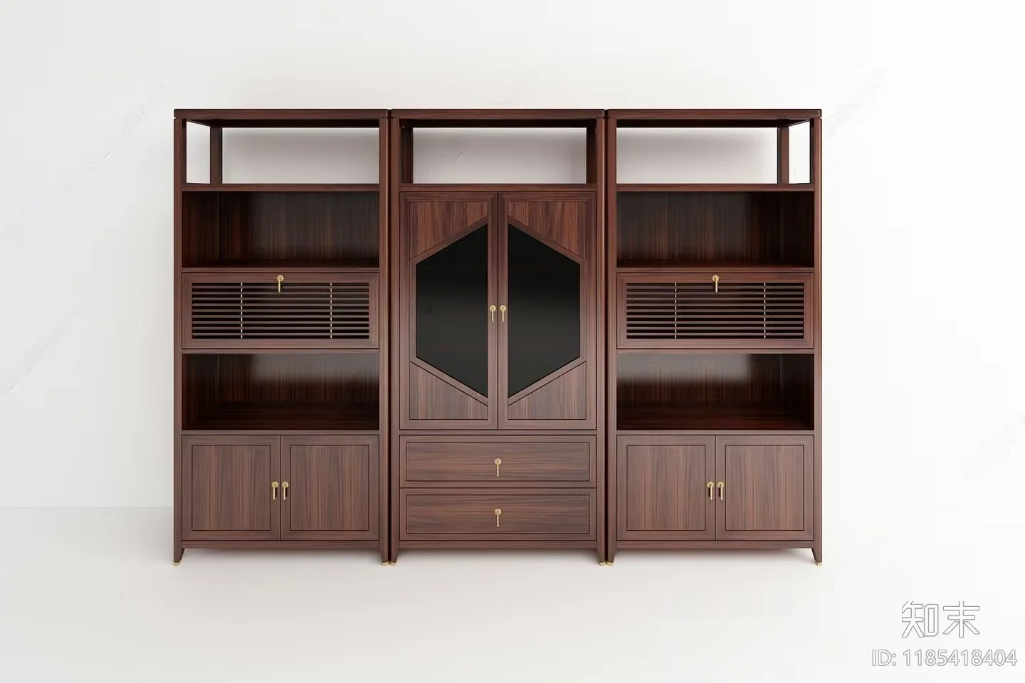 A Wooden Cabinet 3D Model – 5087 – VRAY Render