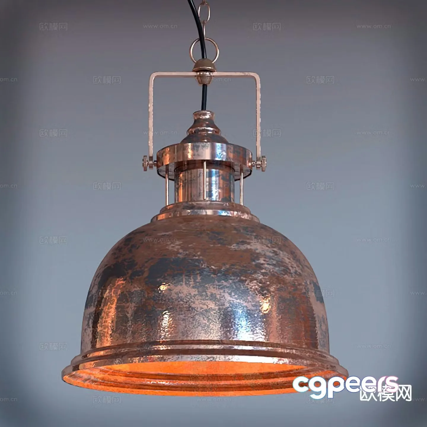 Modern interior chandelier 3d model