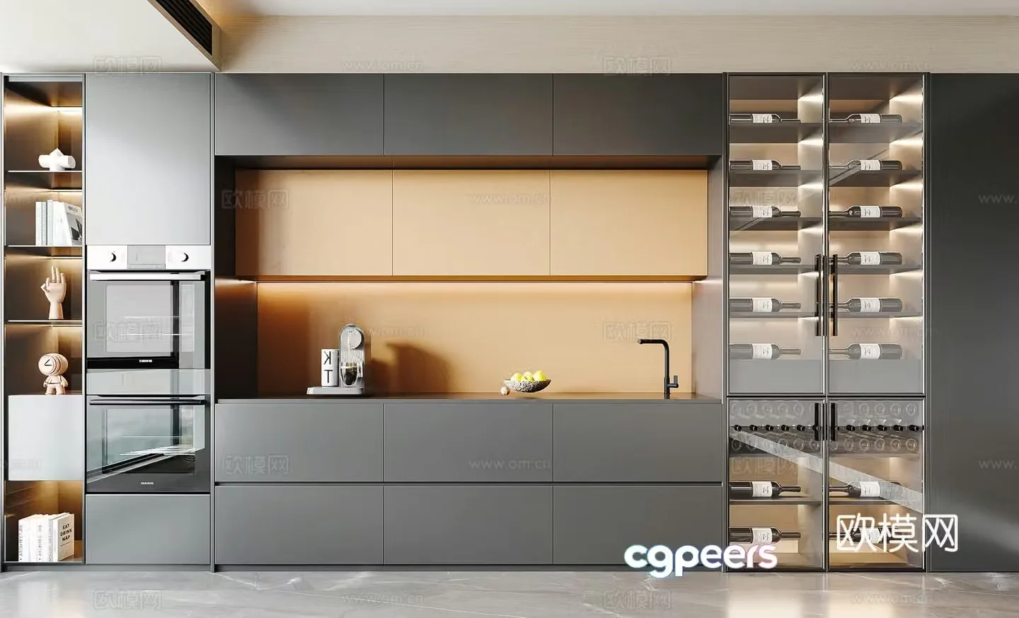 Modern sideboard 3D model