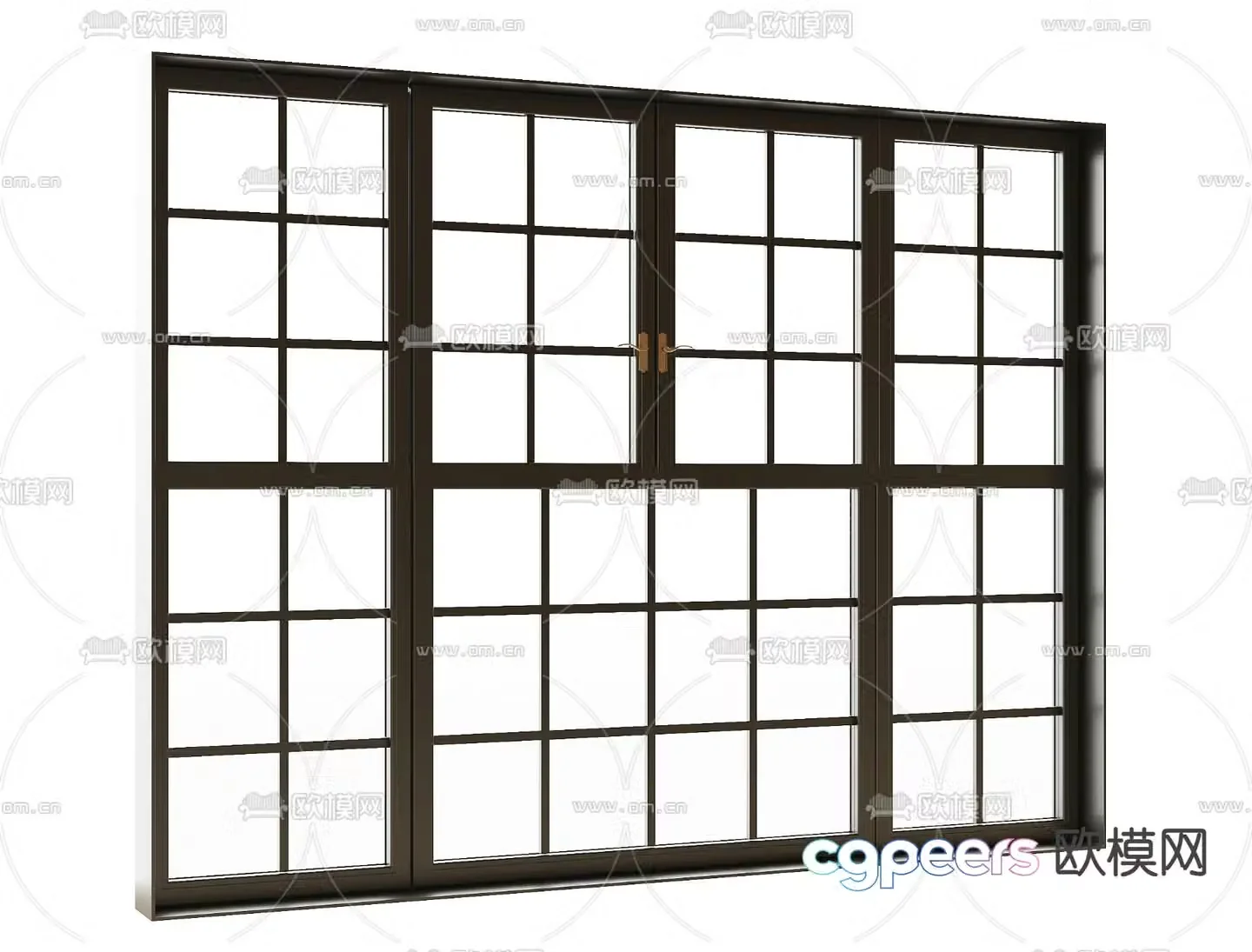 Modern window casement window 3d model