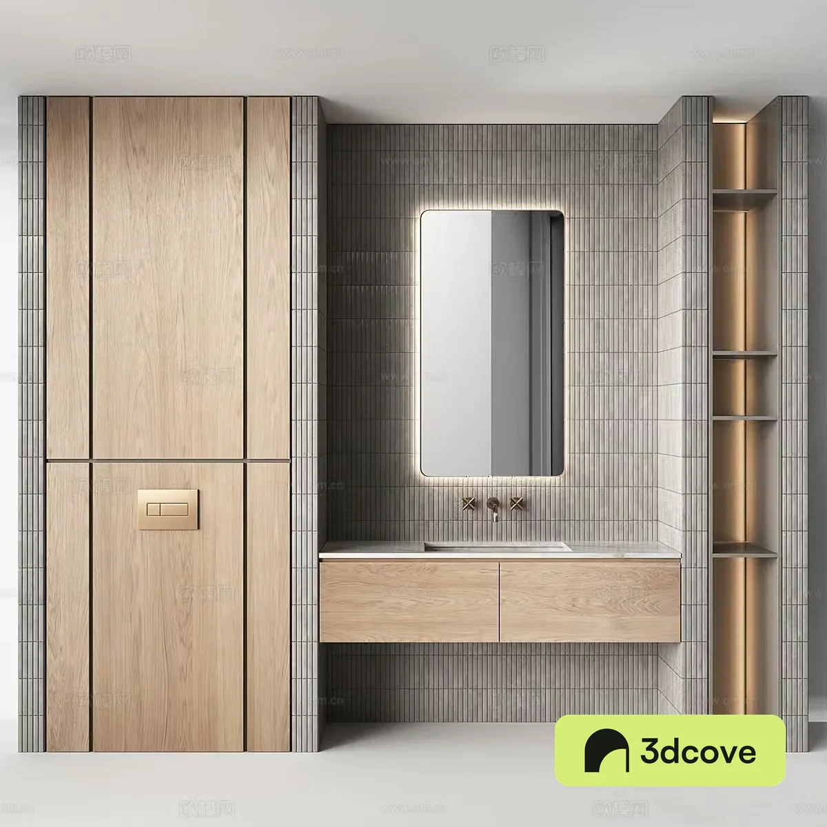 New Chinese style bathroom cabinet