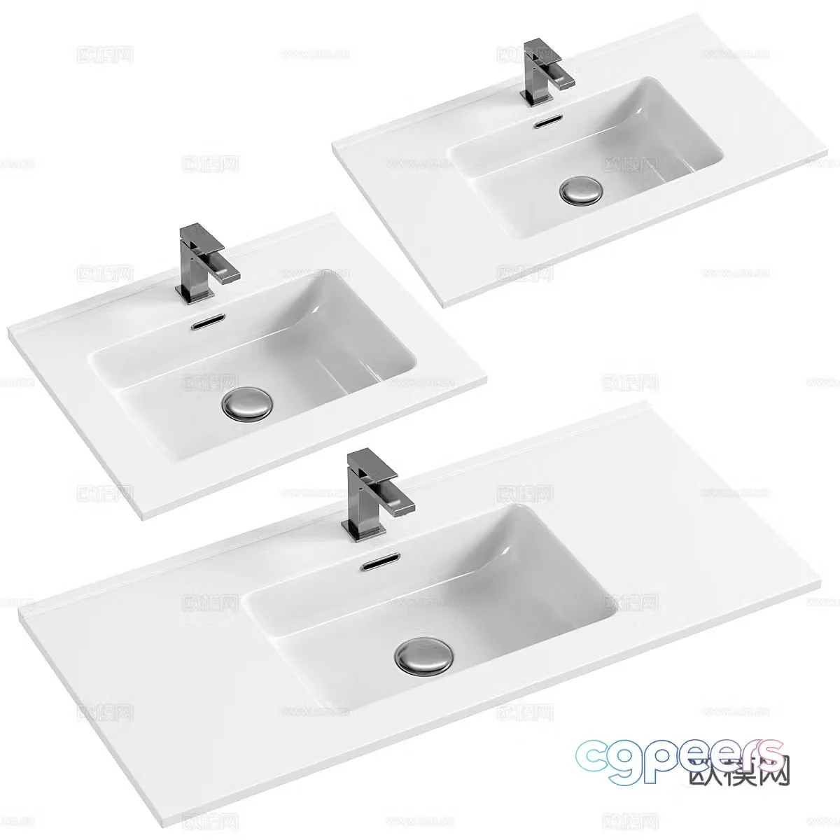 Ceramic washbasin washbasin washbasin 3D model