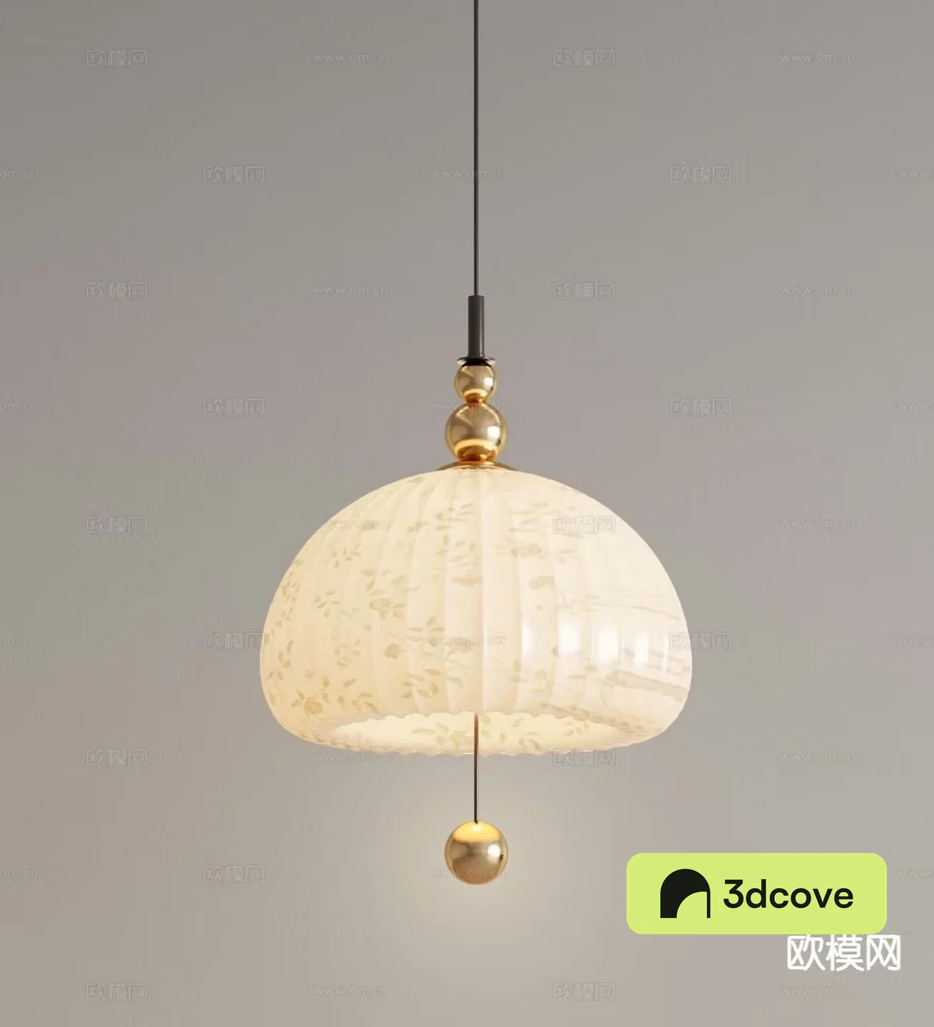 French bedside chandelier
