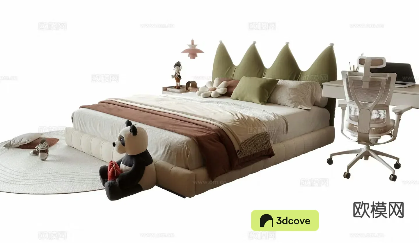 Modern children’s bed double bed