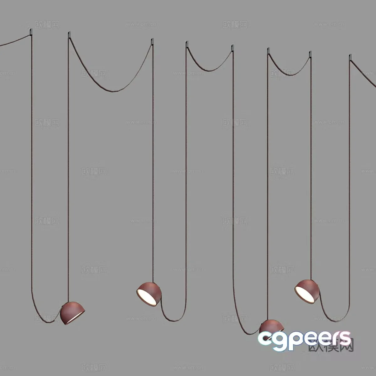 Nordic simple chandeliers chandeliers simple chandeliers dining chandeliers living room chandeliers lamps 3D model
