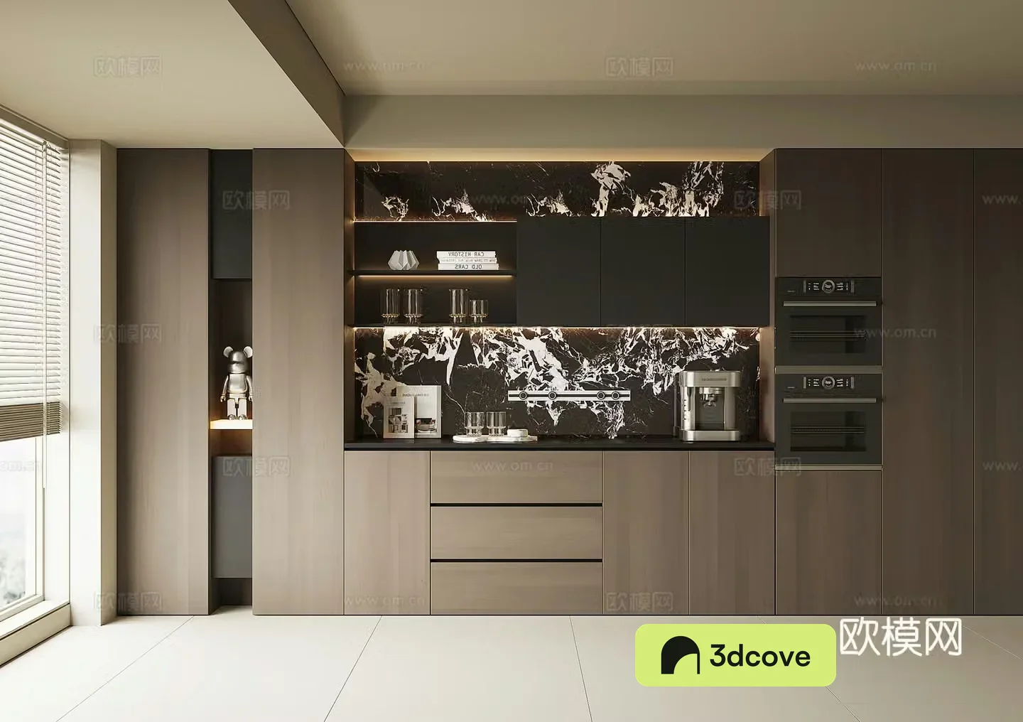 Modern wine cabinet sideboard