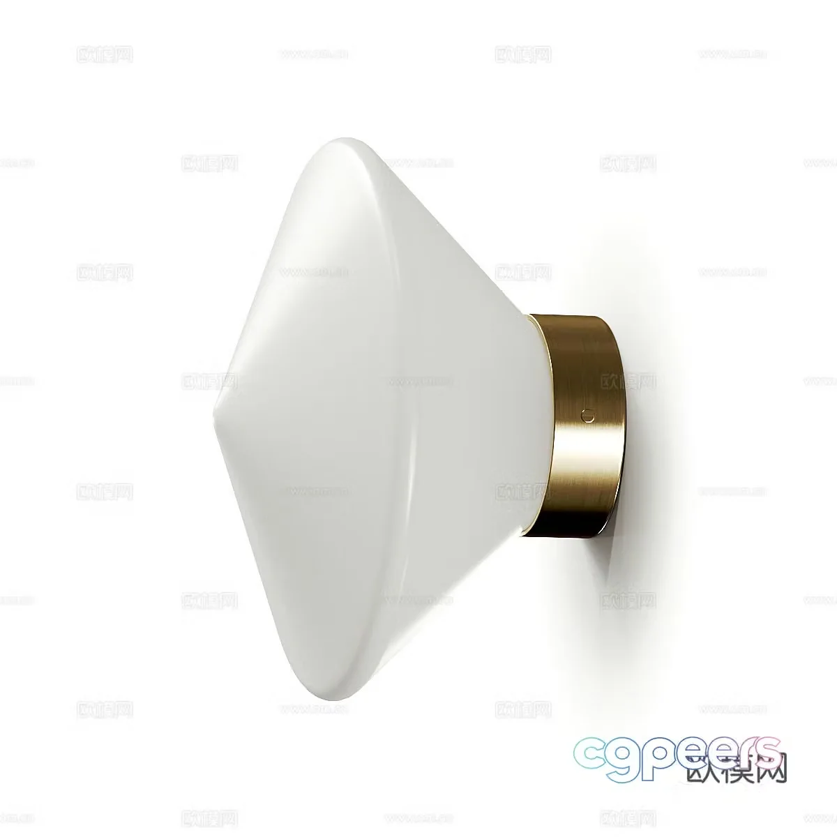 Modern light luxury minimalist decorative wall lamp 3D model