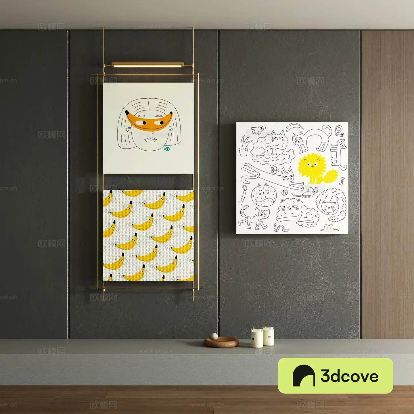 Modern decorative painting