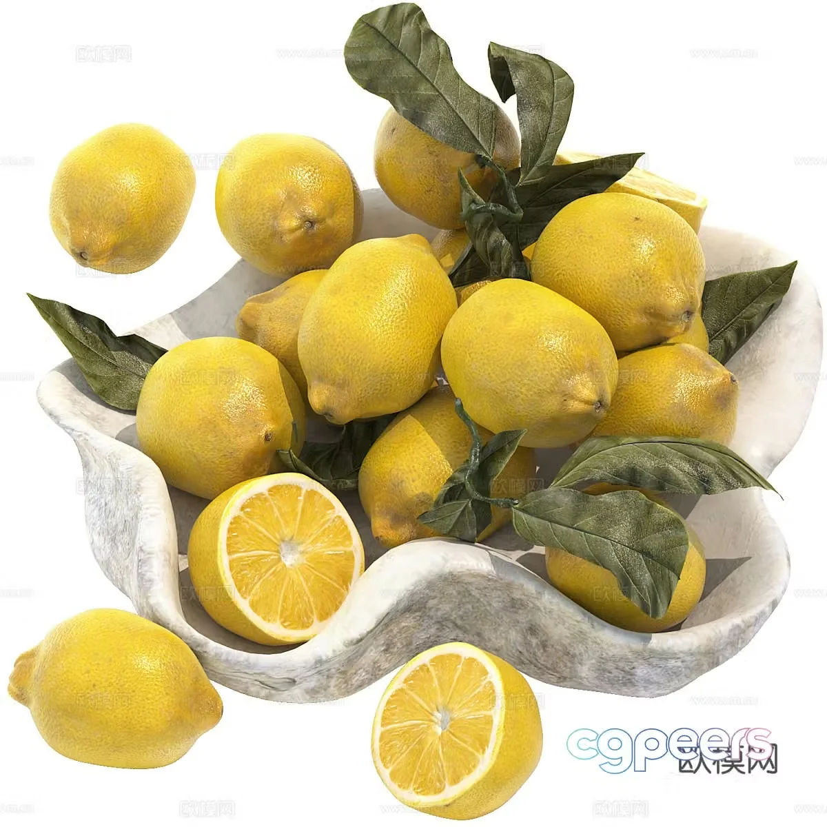 fruit lemon 3d model
