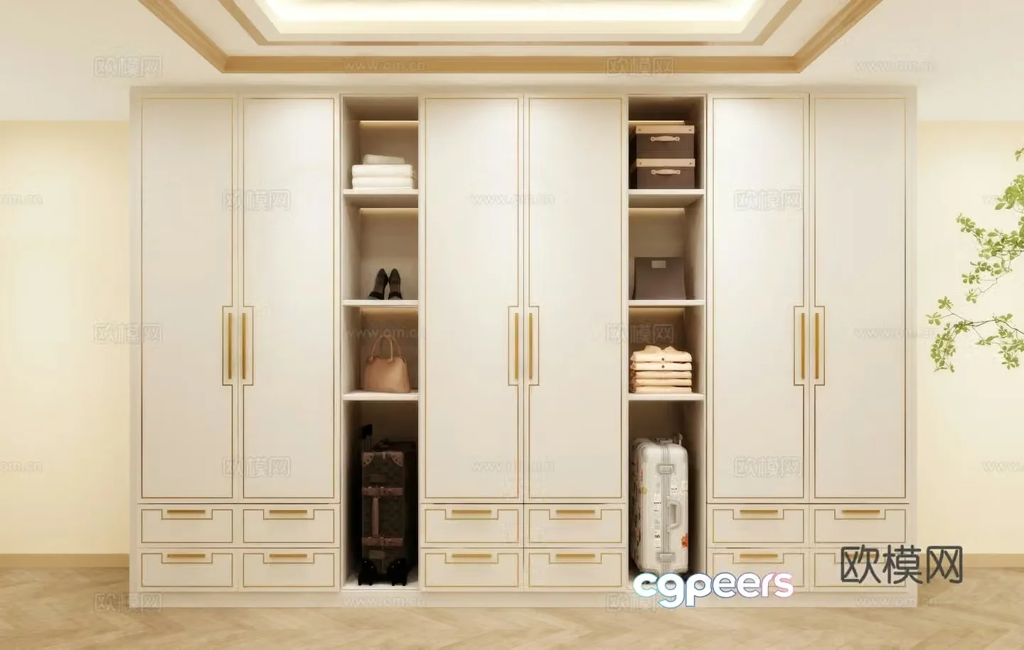 Wardrobe design Wardrobe renderings Wardrobe wardrobe design Wardrobe cabinet 3d model