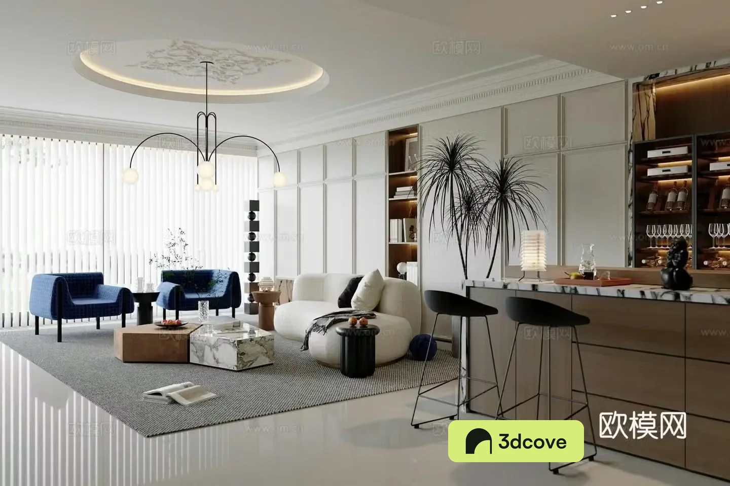 French light luxury living restaurant small living restaurant large flat living restaurant horizontal living restaurant high-end