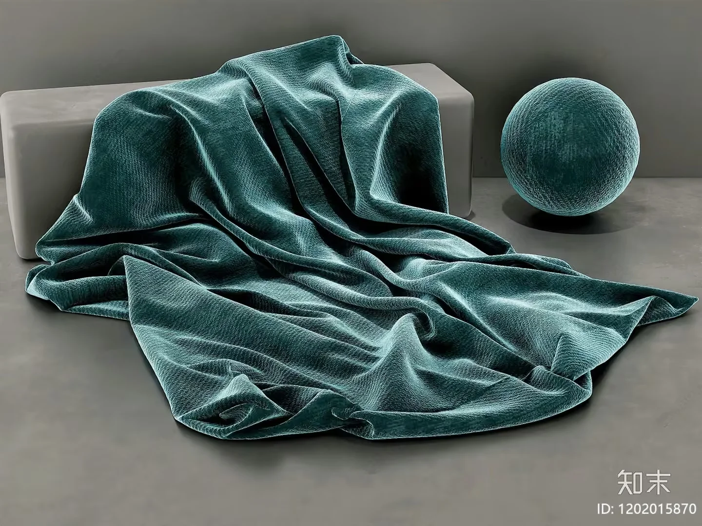 Cozy Throw Blanket 3D Model – 13470 – CORONA Render