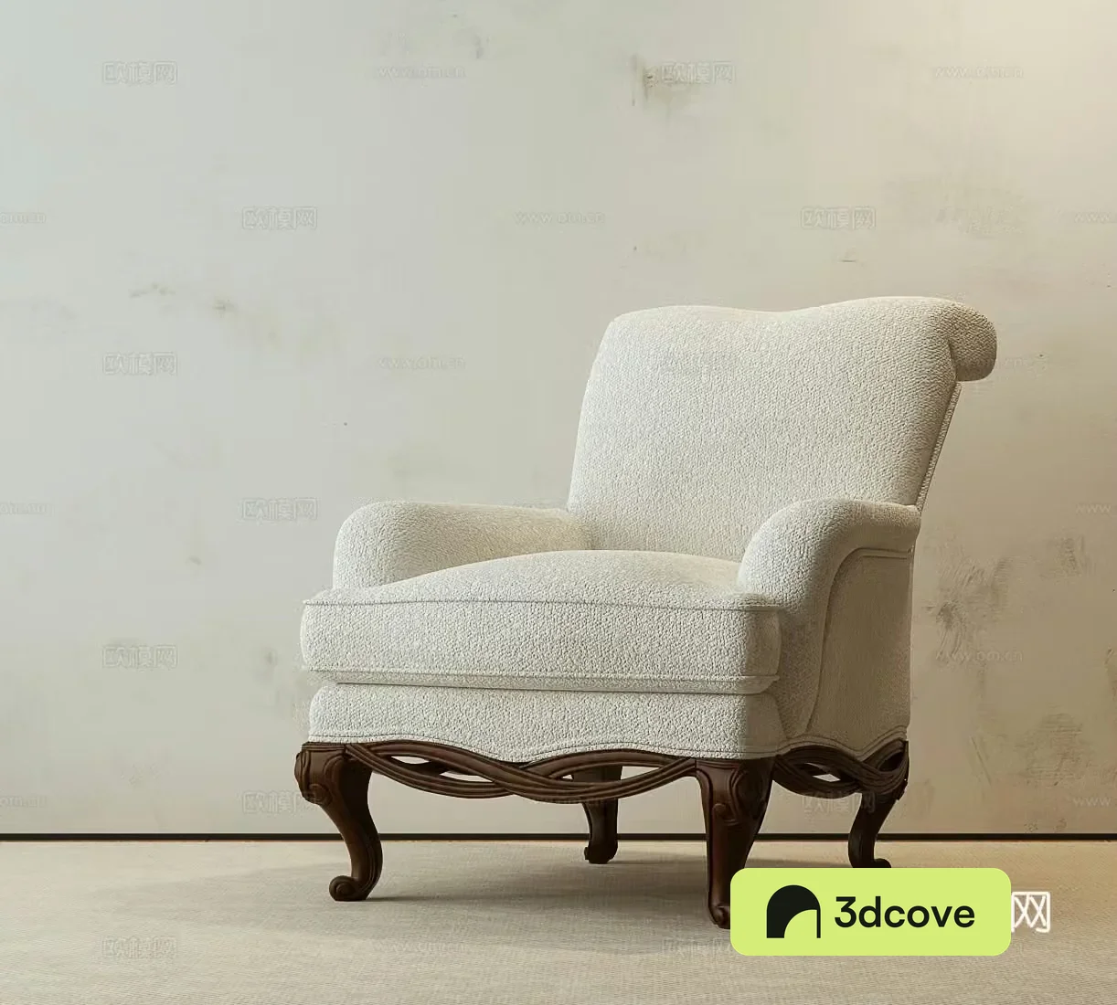 Modern American casual chair French casual chair