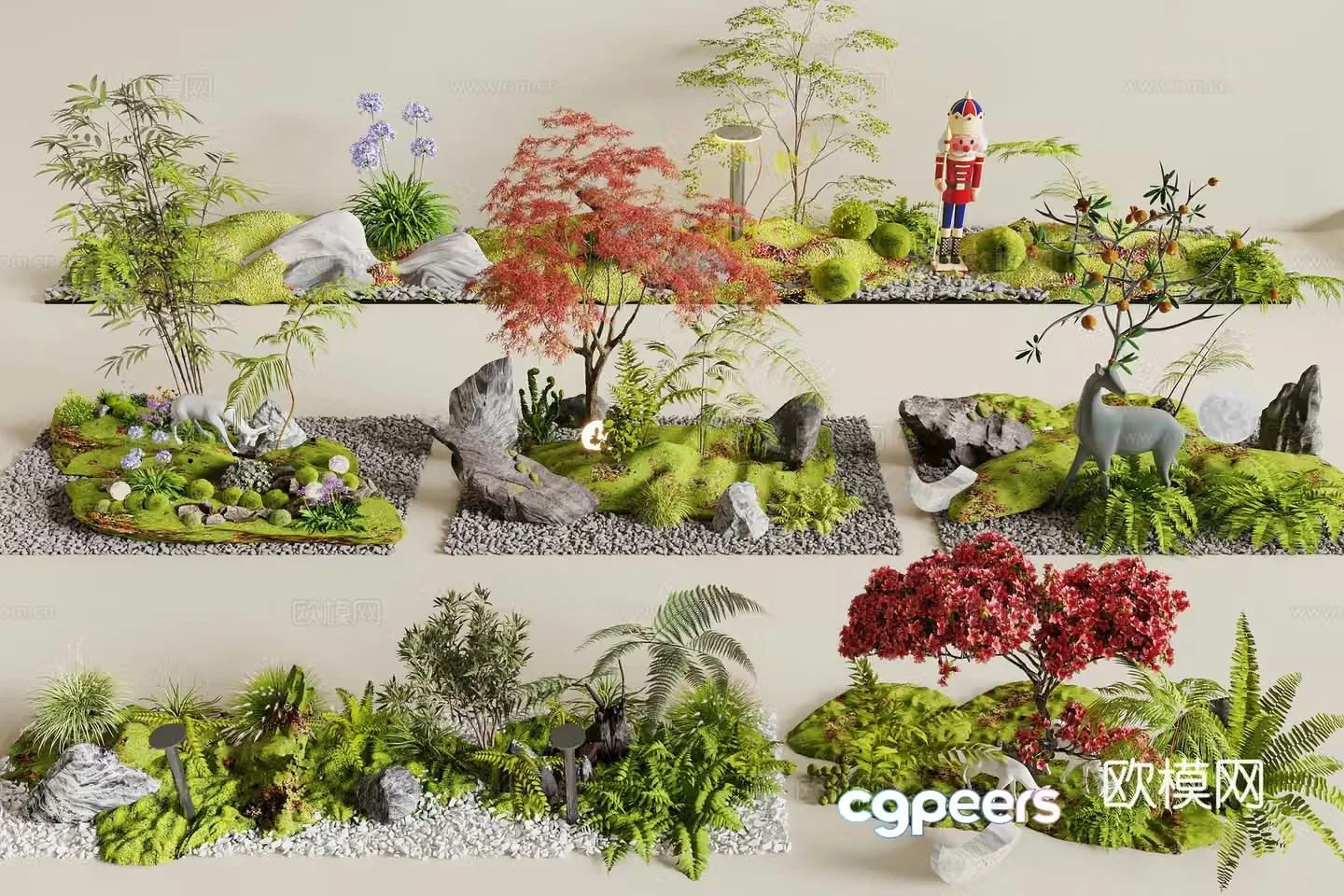 Modern Landscape Landscape 3D Model