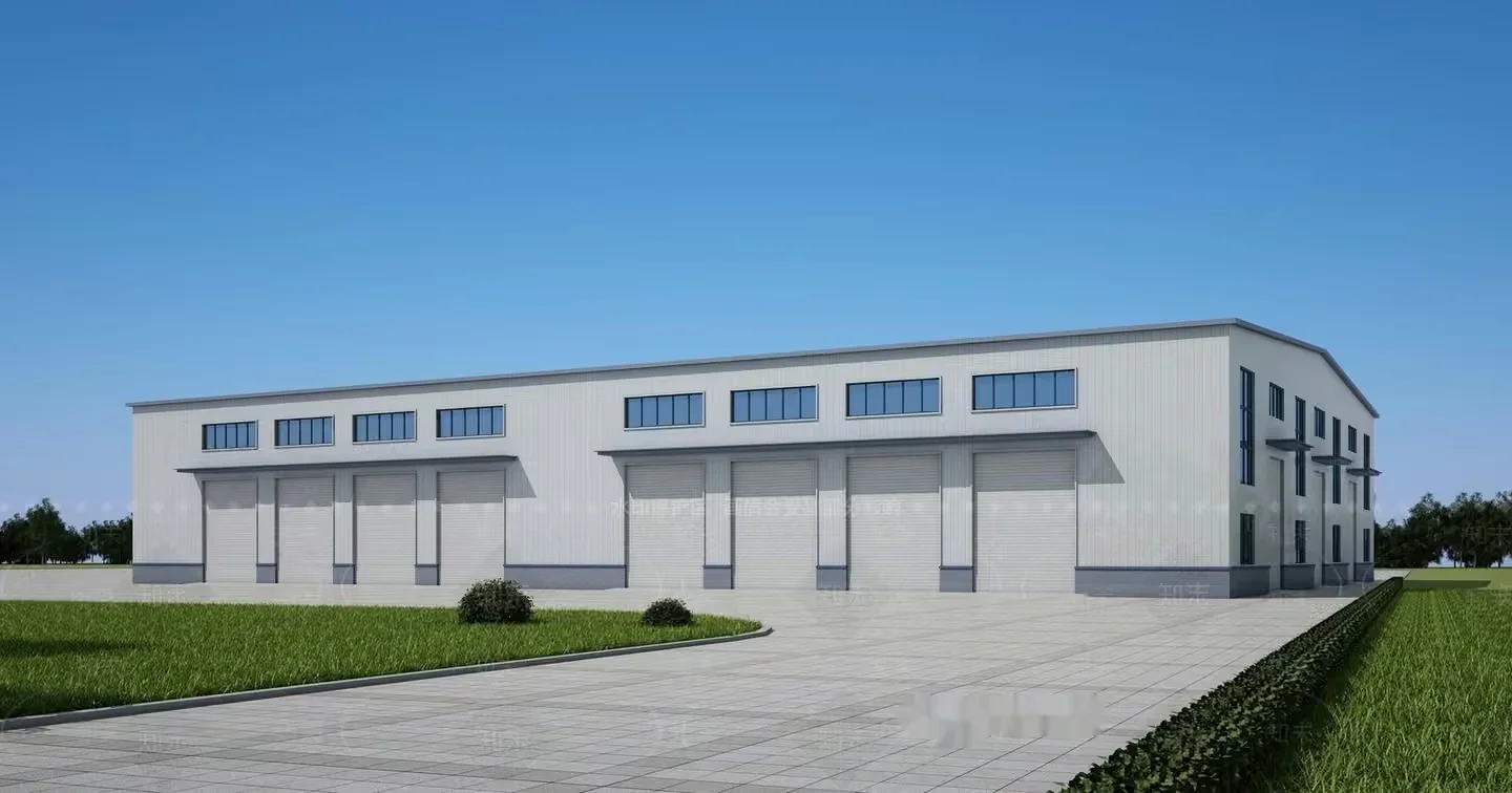 A Large White Building With A Driveway 3D Model – 4942 – VRAY Render