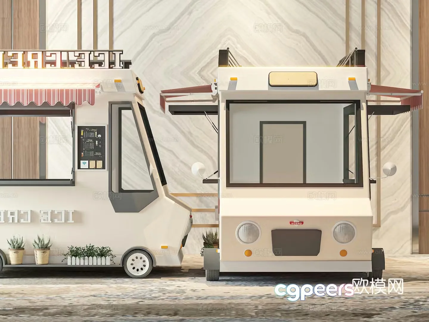 food truck food truck 3d model