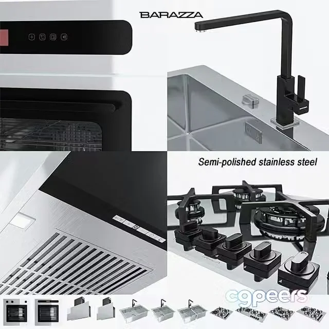 3ds Max Free – BARAZZA COLLECTIONS UNIQUE (Semi-polished stainless steel)