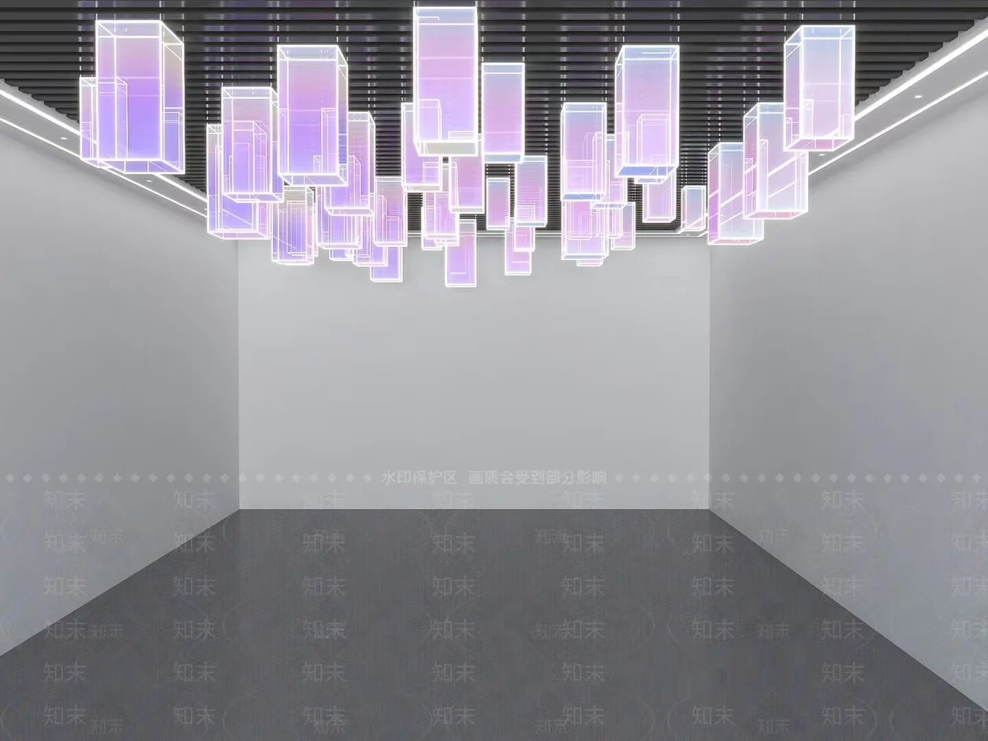 Modern Art Installation 3D Model – 2307 – VRAY Render