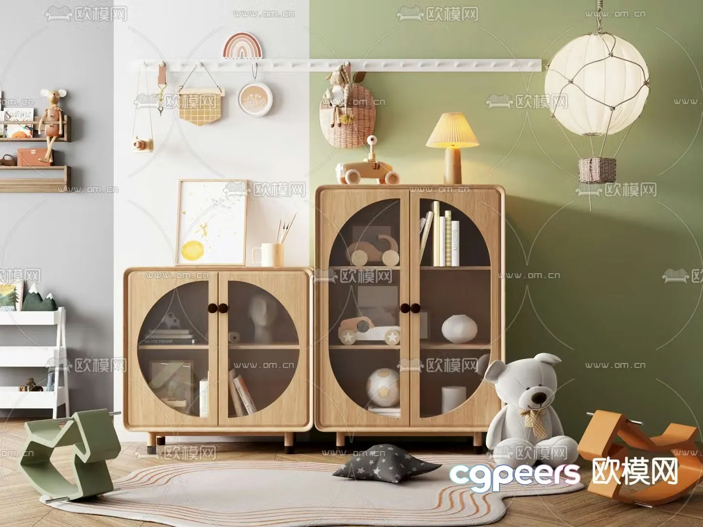 Children’s sideboard Children’s locker 3d model