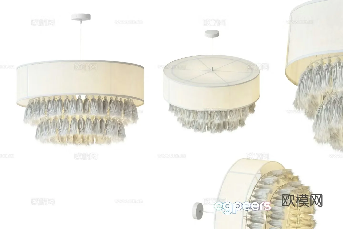 Nordic simple chandeliers chandeliers simple chandeliers dining chandeliers living room chandeliers 3D model