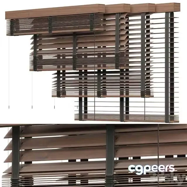3ds Max Free – Wooden blind vol 05