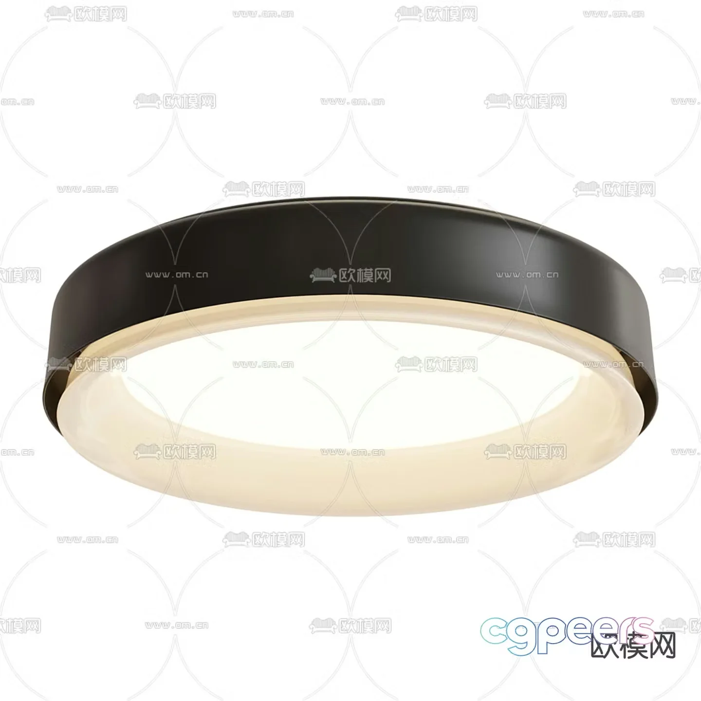 Circular ceiling light Bedroom light 3d model
