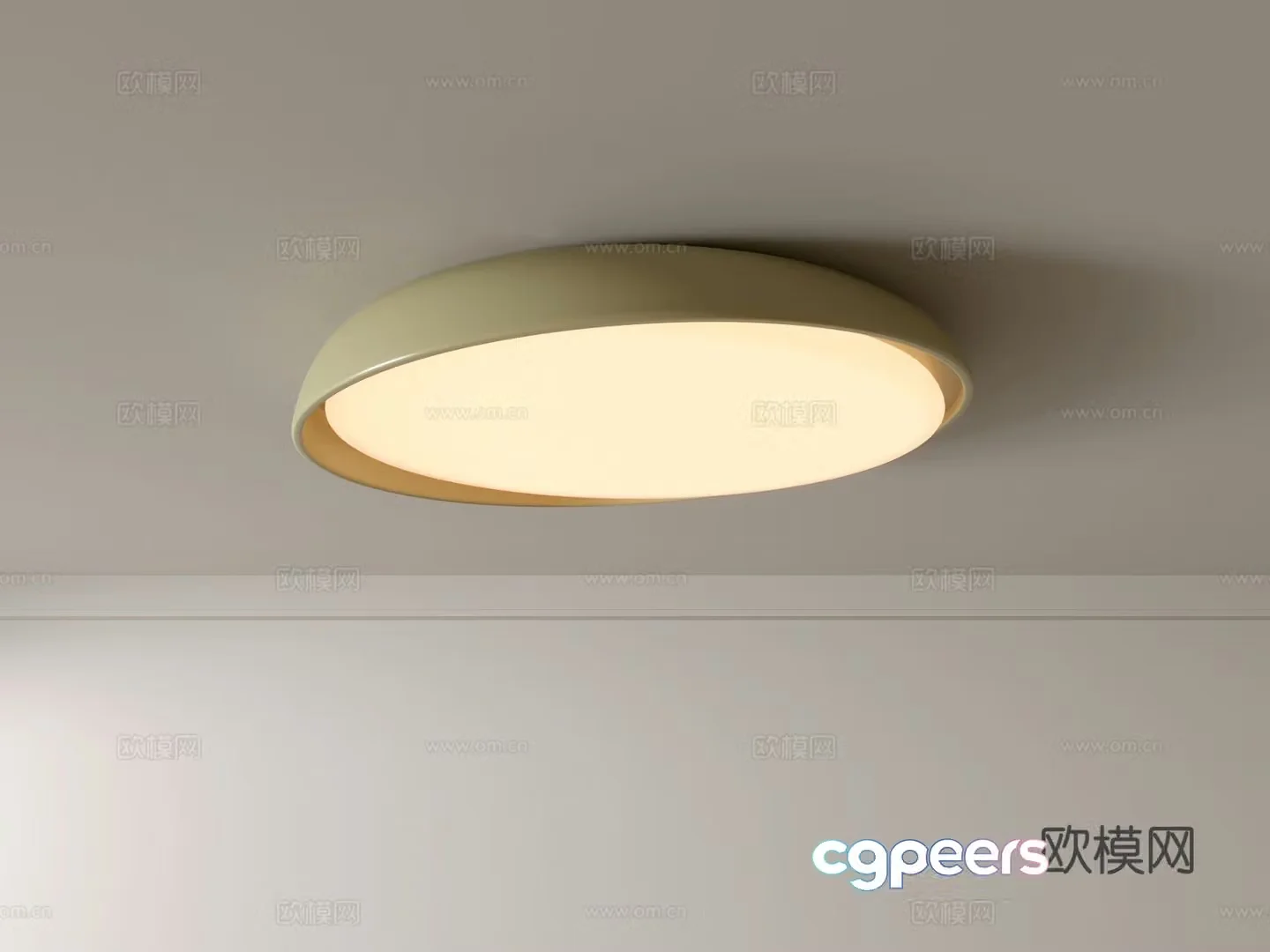 Modern ceiling lamp Geometric ceiling lamp Bedroom lamp Artistic shaped lamp Fashion living room lamp 3D model