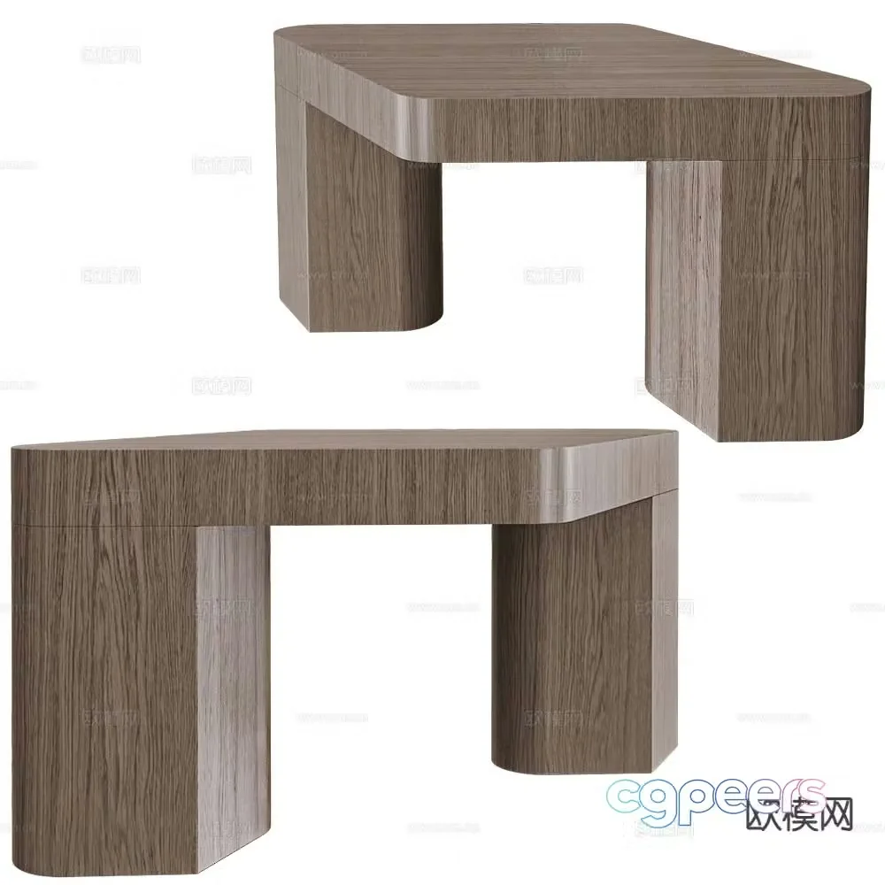 Modernature coffee table 3d model