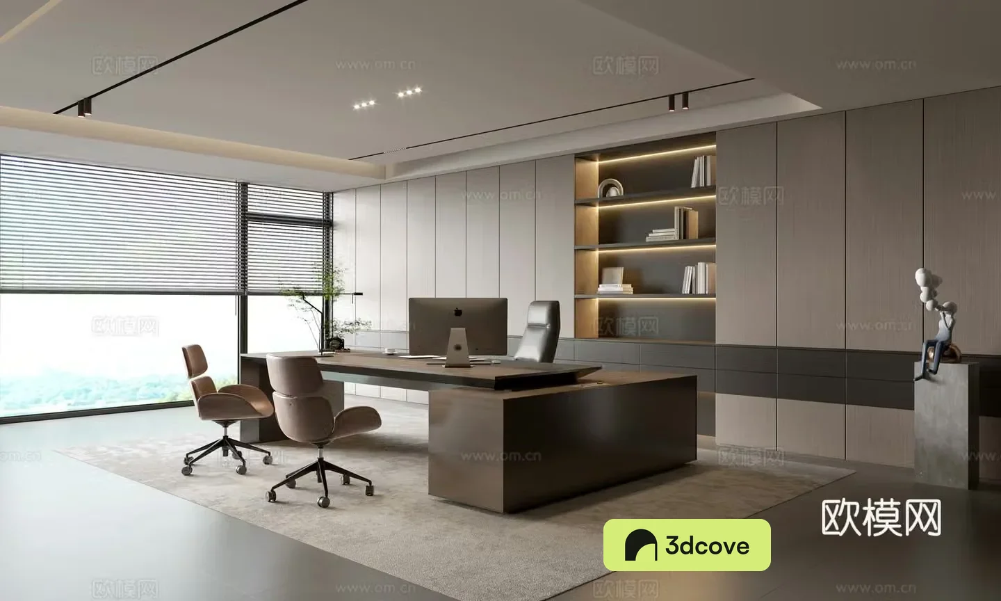 Modern Manager’s Office Chairman’s Office President’s Office Area Meeting Area