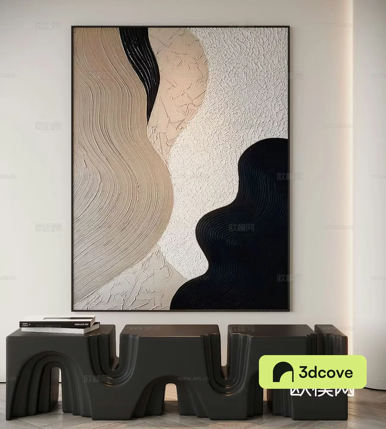 Modern texture painting decorative painting
