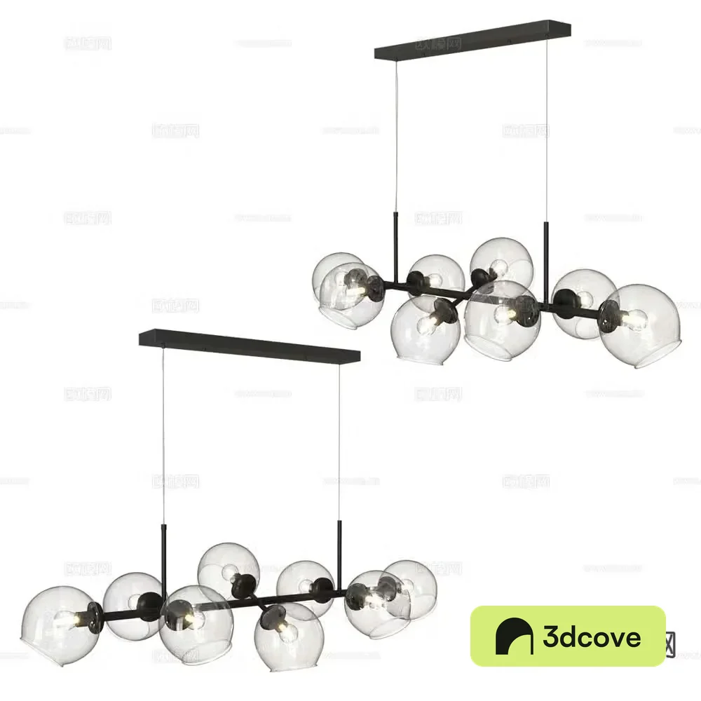 ANCARD multi-head chandelier