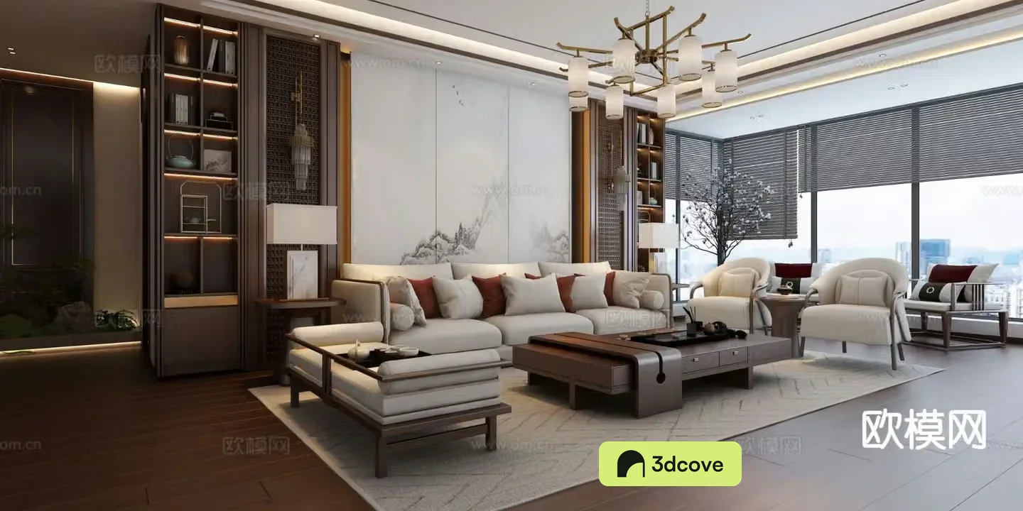 New Chinese style living room