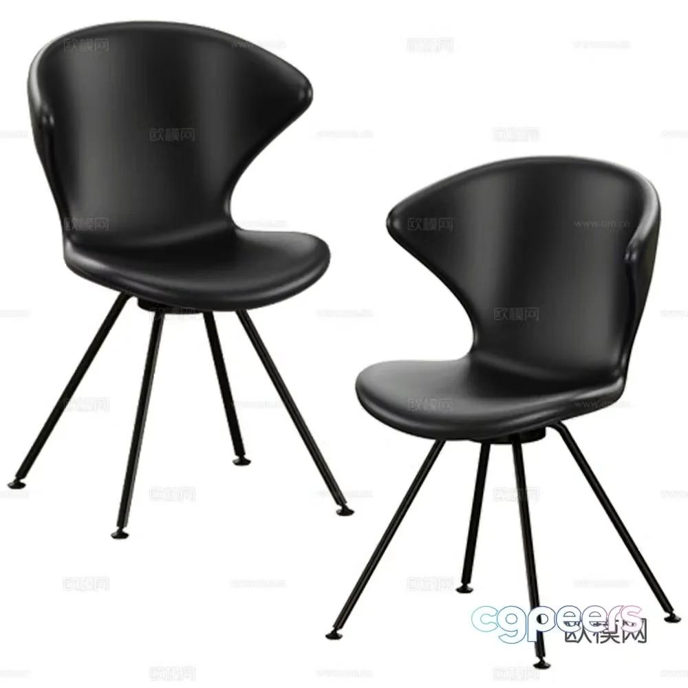 Tonon Italia single chair dining chair 3d model