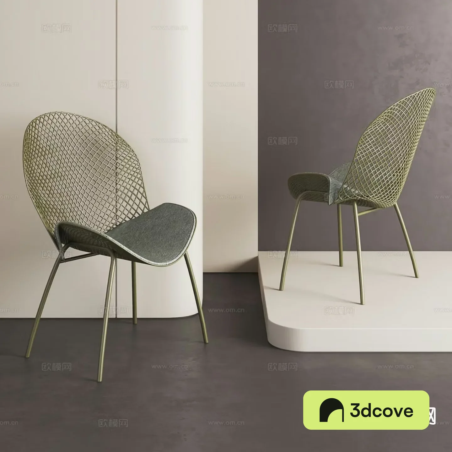 Modern dining chair leisure chair