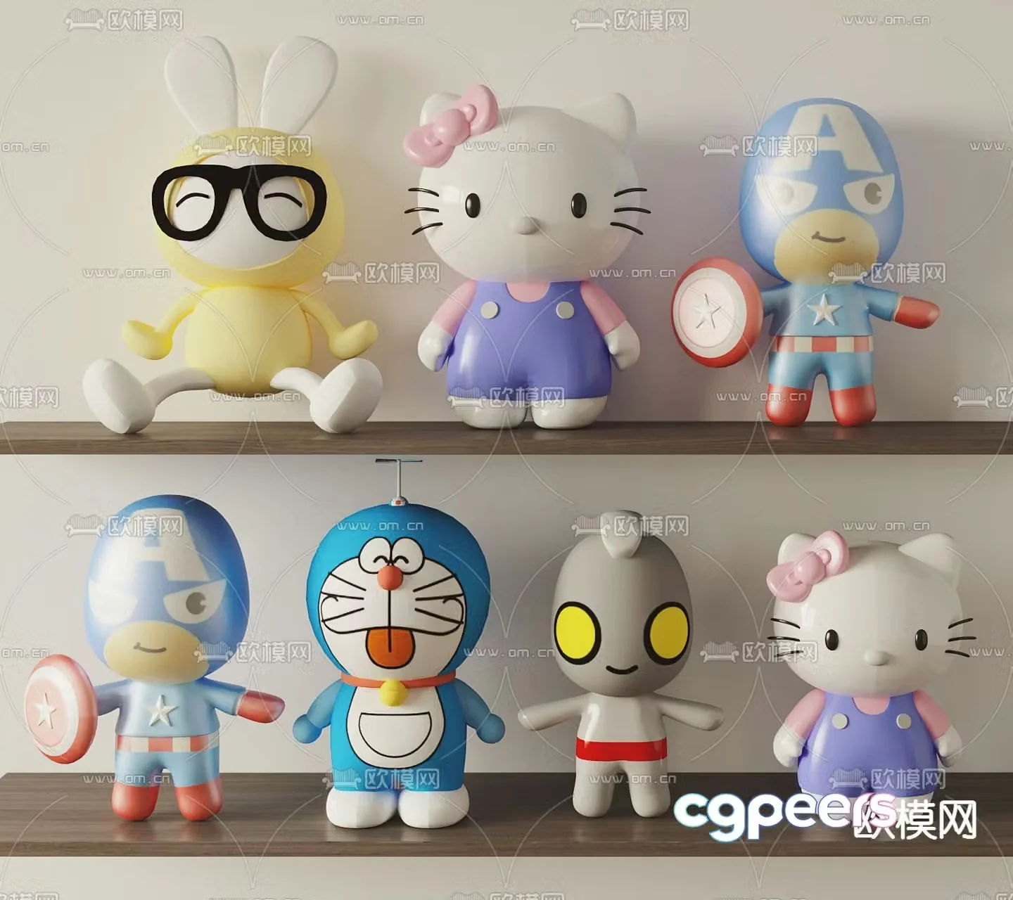 Modern children’s toy ornaments 3d model