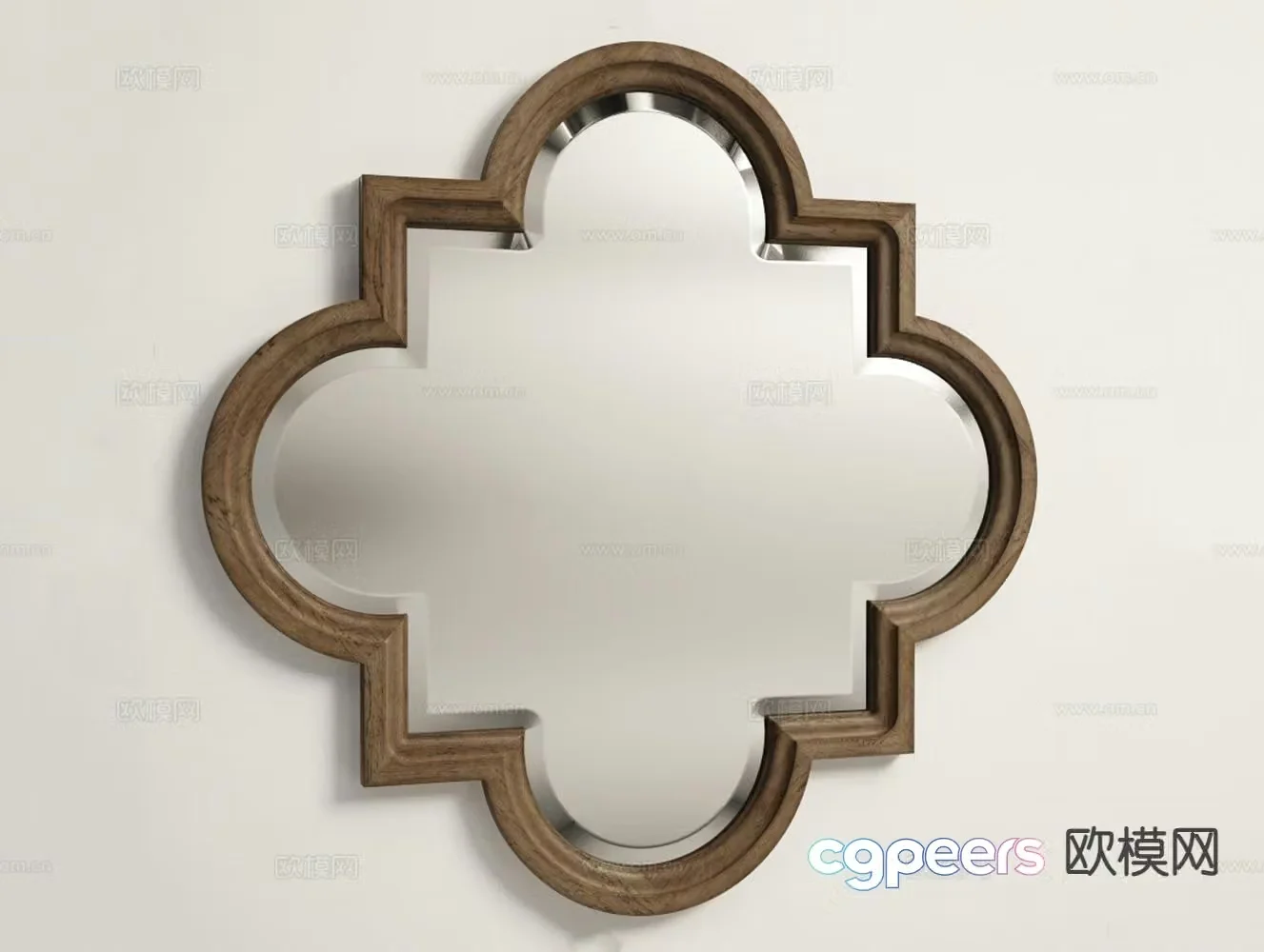 American mirror decorative mirror hanging mirror 3d model
