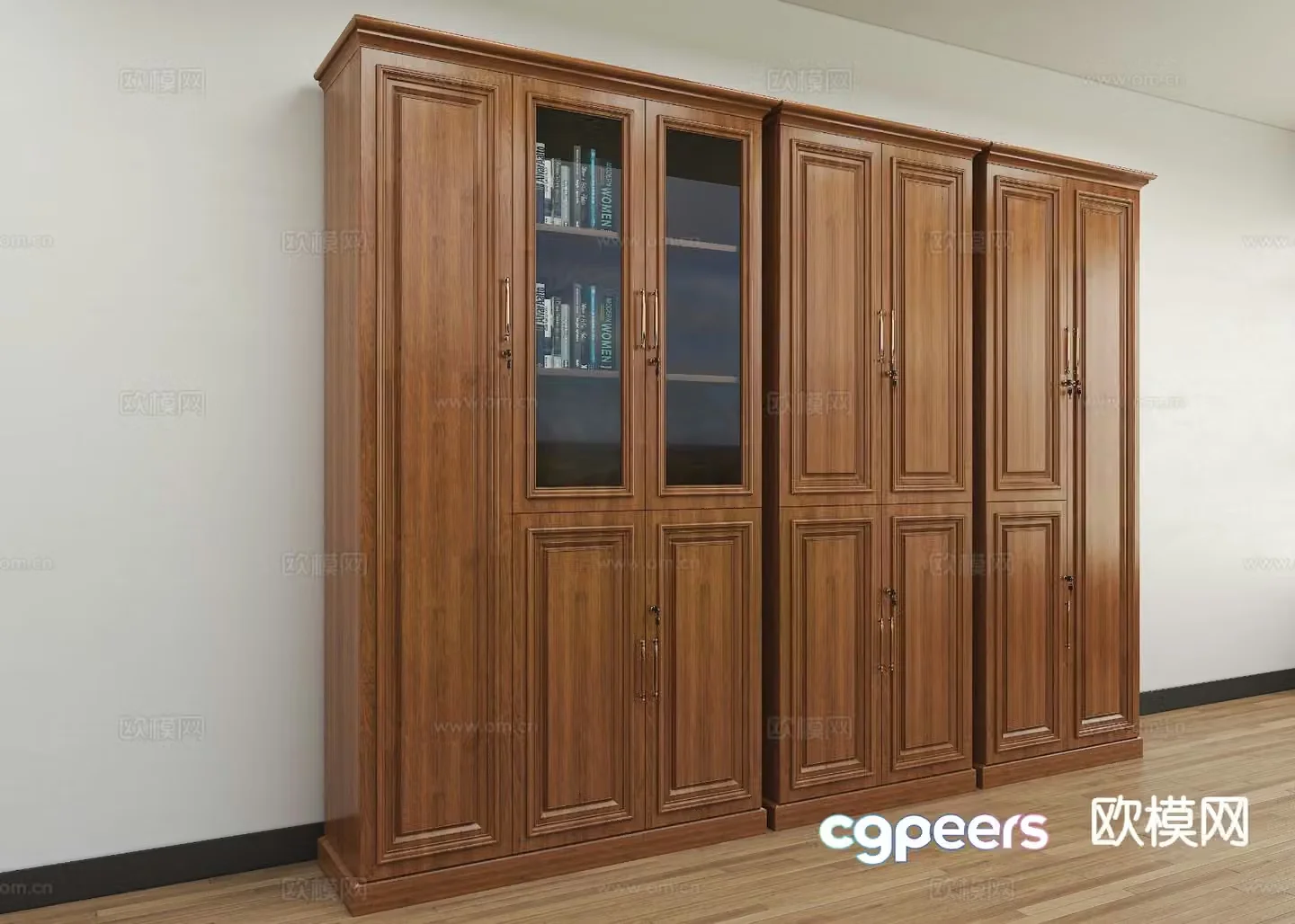 American file cabinet paint file cabinet 3d model