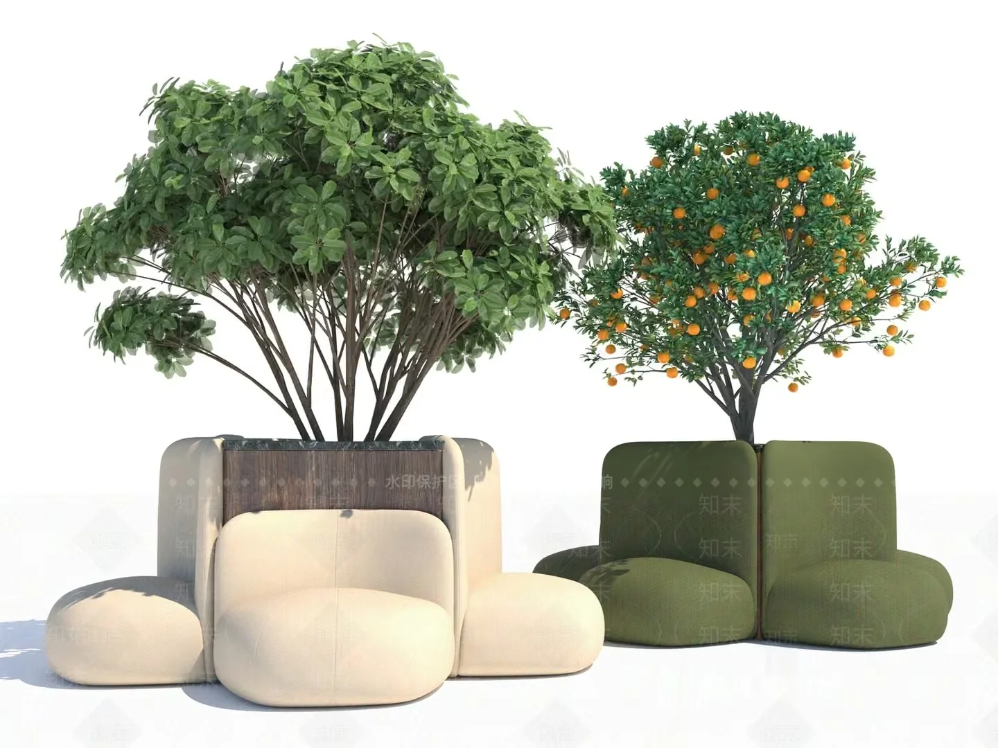 Modern Living Room 3D Model – 6498 – VRAY Render