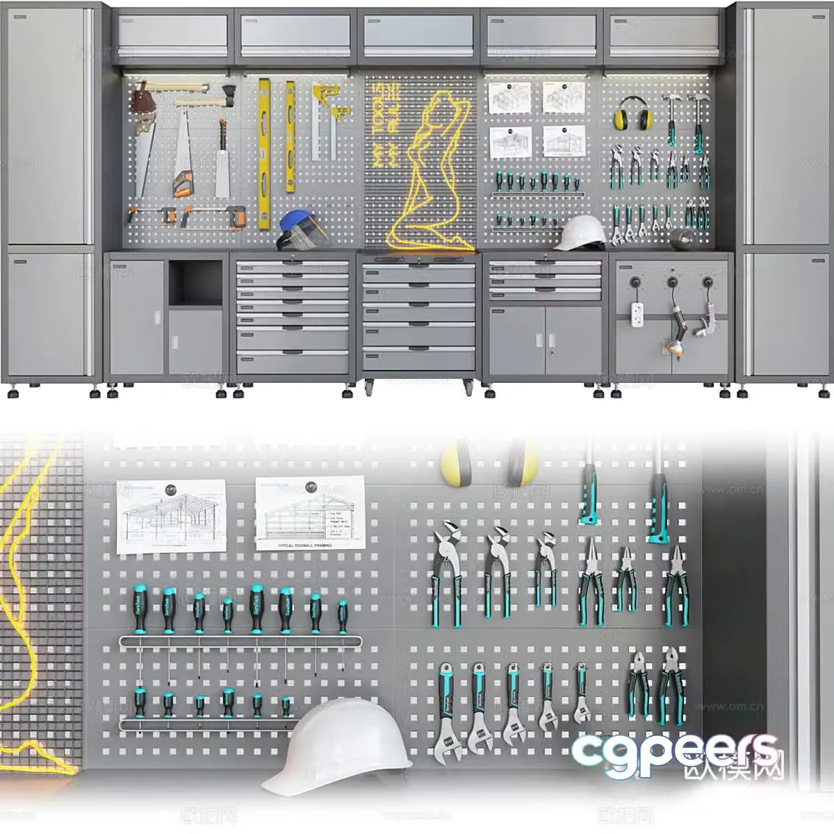 Tool cabinet Tool 3D model