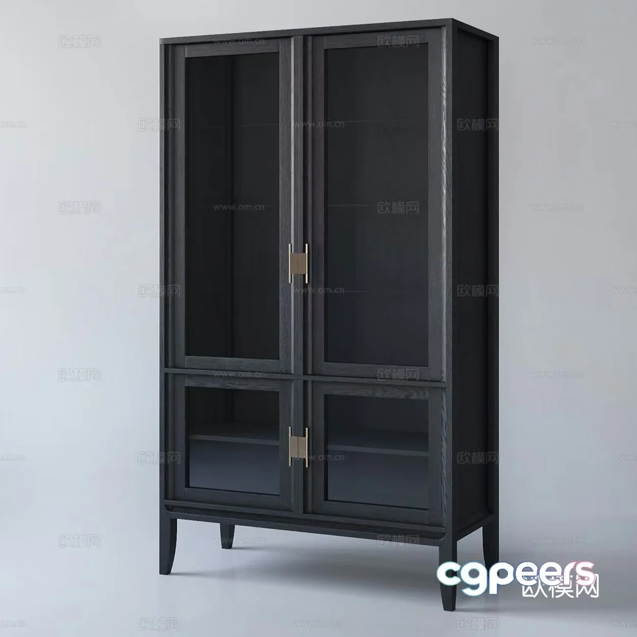 Medieval style wardrobe 3d model